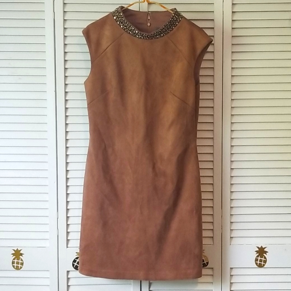 Suede Brown Dress